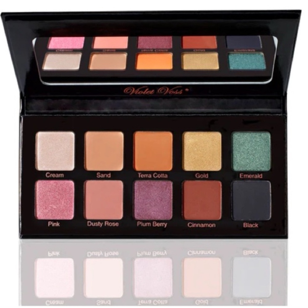 Violet Voss Eyeshadow Palette - Pink, Gold, and Emerald